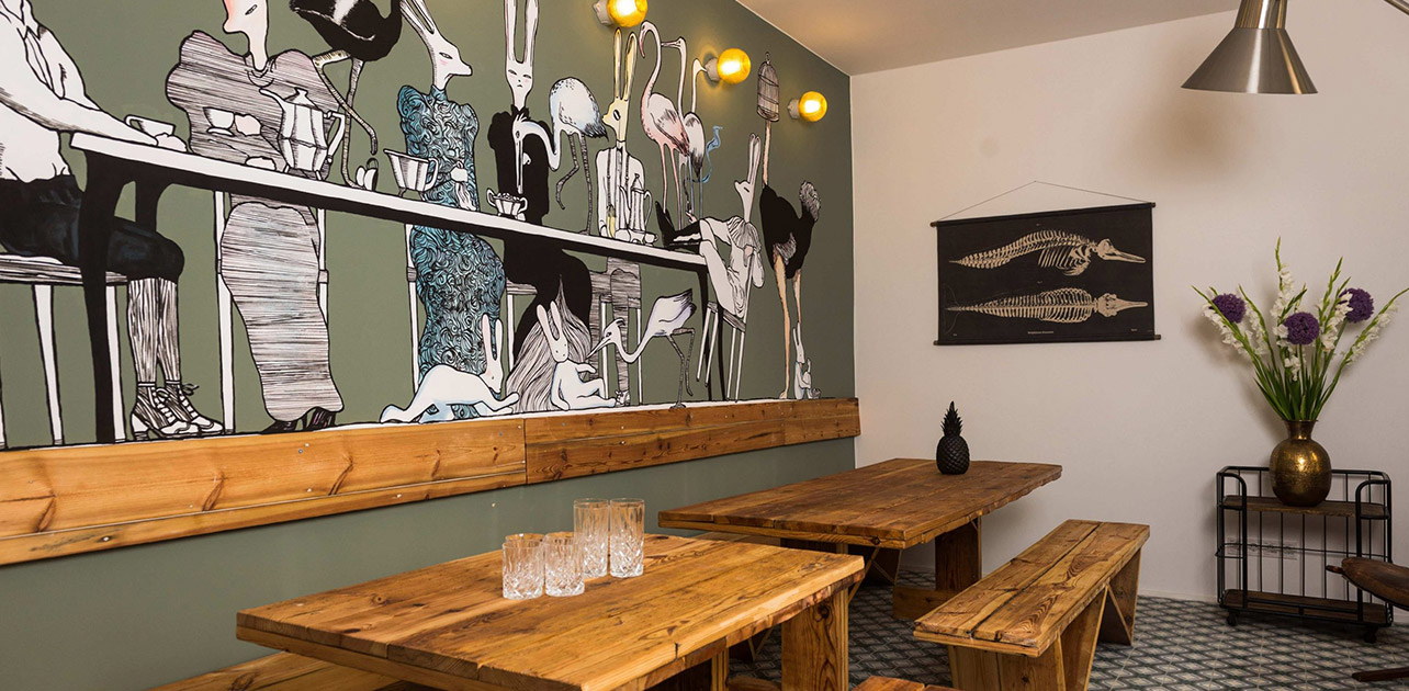 BelVillage_Berlin_Coworking_Dining_Communal_Space_Mural_01